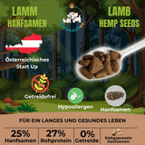 Petsnackss - Superpremium Trockenfutter - Lamm & Hanfsamen