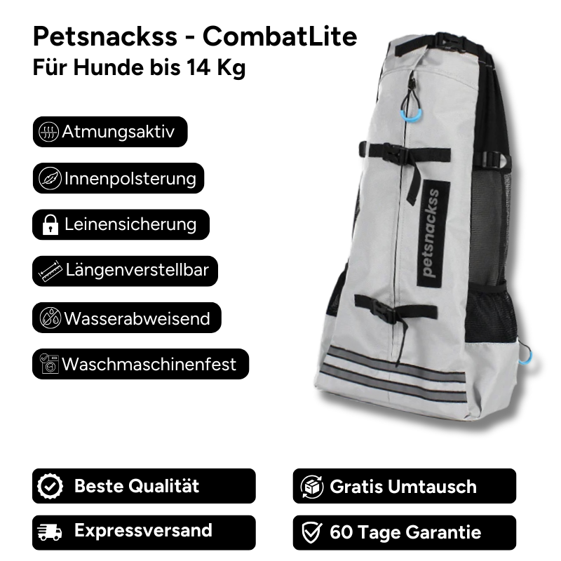 Hunderucksack CombatLite - bis 14 Kg