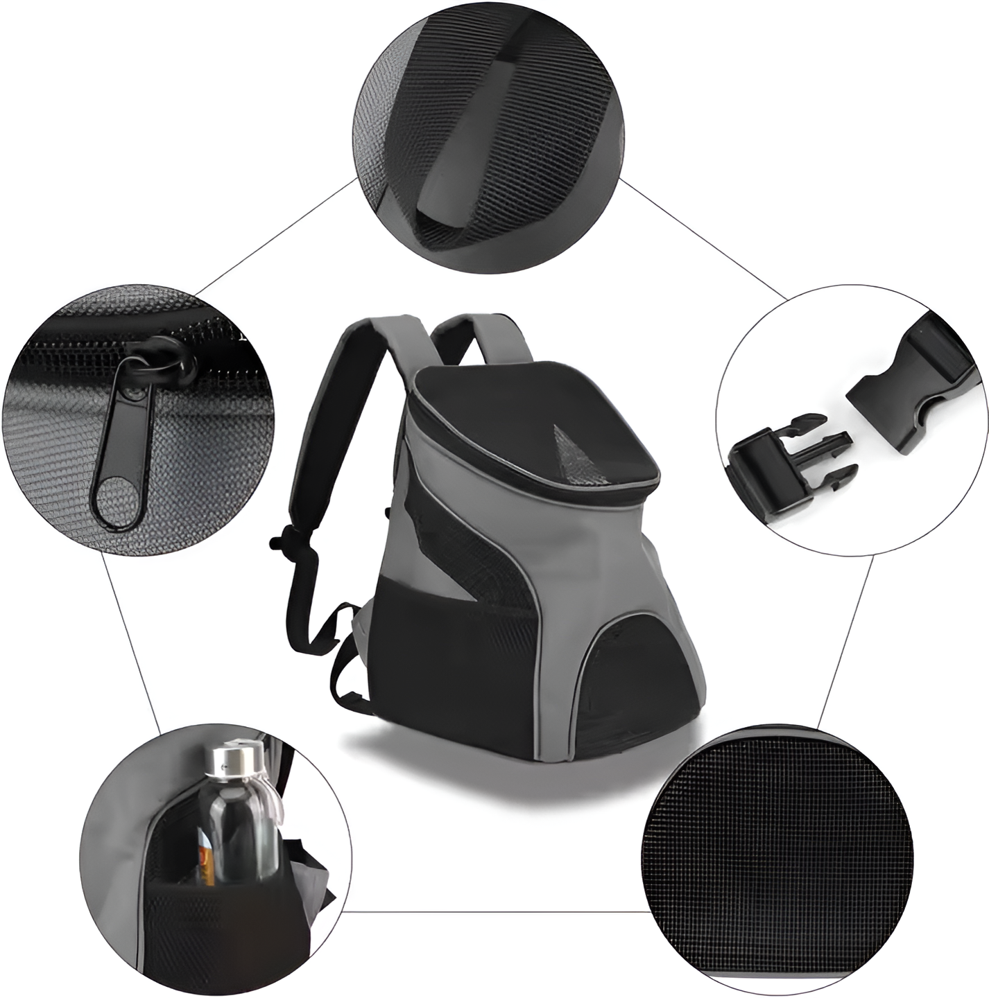 Hunderucksack SmartStand - bis 8 Kg