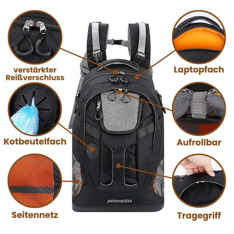 Hunderucksack EasyGo - Bis 11 Kg