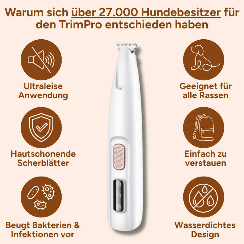 TrimPro™ - Schmerz und stressfreie Pfotenpflege für zu Hause