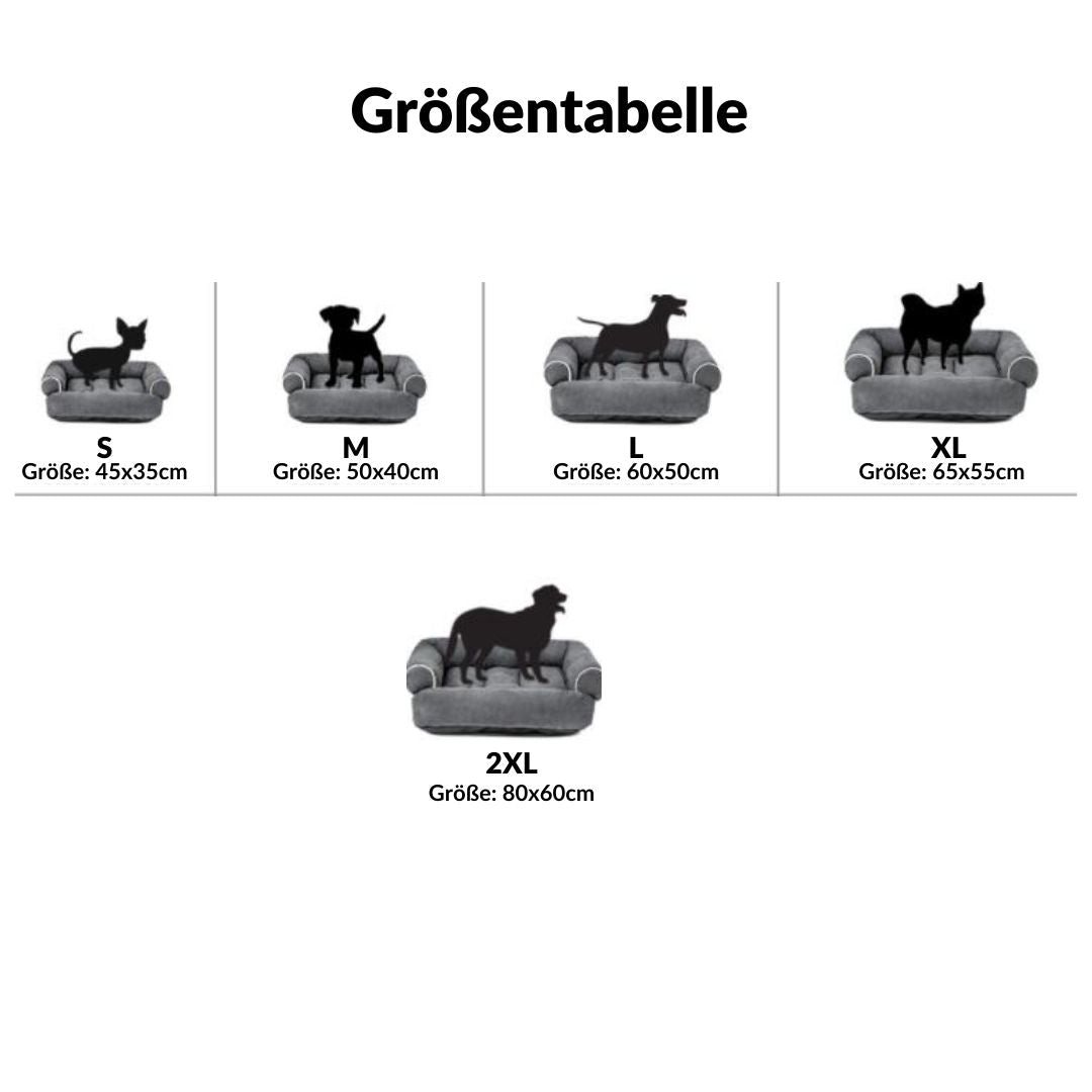 Petsnackss - Orthopädisches & Bequemes Hundesofa mit Polsterung